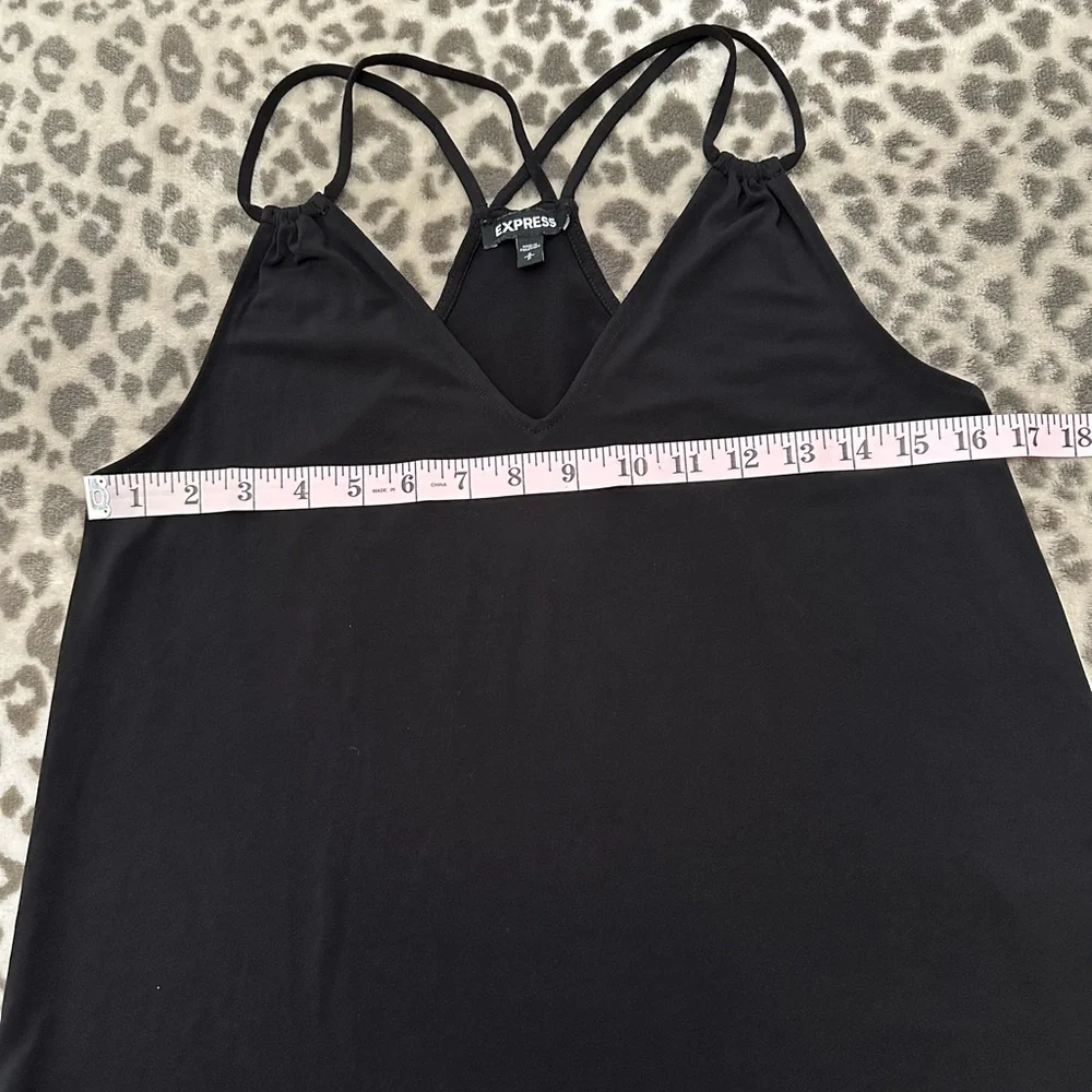 2018 Express Strappy Racerback Cami Tank Top in Black Size Small Women’s